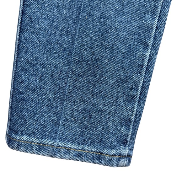 Vintage 80s 90s Lee Mom Jeans Womens 12 Blue Medium Wash High Rise Tapered Leg - Picture 7 of 11